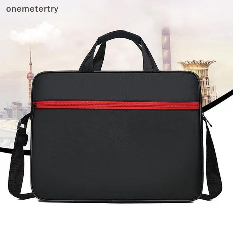 Onem กระเป๋าเอกสารกระเป๋าถือแบบพกพากระเป๋าคอมพิวเตอร์ธุรกิจ Commuting แล็ปท็อปเรียบง่าย PC Crossbody กระเป๋า n