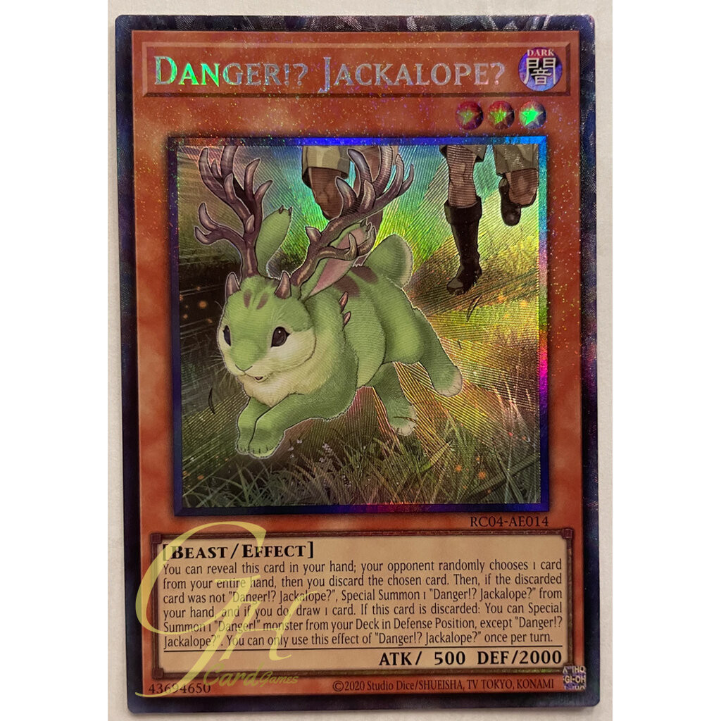 Yugioh [RC04-AE014] Danger!? Jackalope? (Collector's Rare)