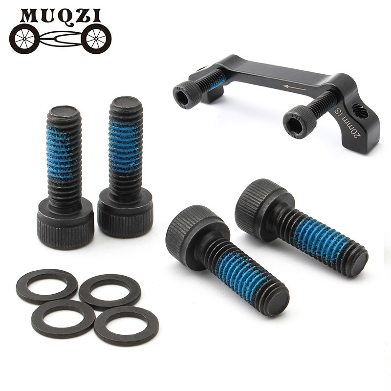 Muqzi อะแดปเตอร์สกรูดิสก์เบรกคาลิปเปอร์ M6*18 35 มม. อุปกรณ์เสริม สําหรับจักรยานเสือภูเขา 4 ชิ้น