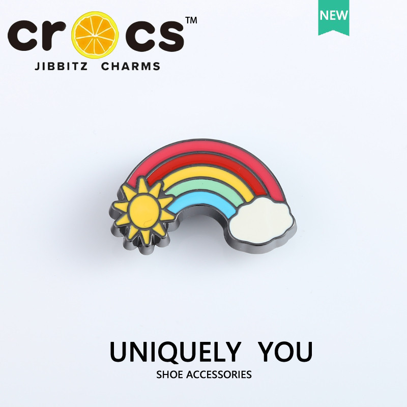 JIBBITZ cross charms ตัวติดรองเท้า ทองแดงคุณภาพสูง ตัวติดรองเท้า cross