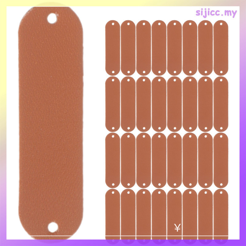 100 ชิ้นป้ายนูนเสื้อผ้าหนังเปล่ากางเกงยีนส์หมวกกระเป๋าทําด้วยมือเสื้อผ้าเด็กตกแต่งช็อคโกแลตสี100ชิ้นเย็บผ้าโครเชต์สังเคราะห์