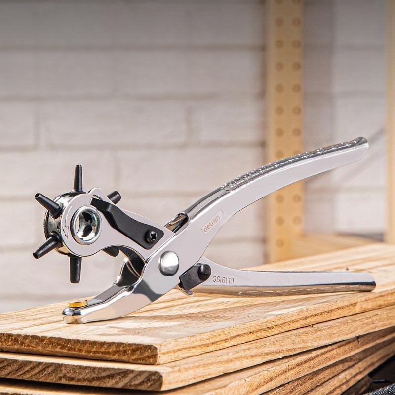 คีมเจาะรูเข็มขัด ปรับได้ 6 ขนาด ด้ามจัมโบ้ #I-0005 - รูปที่ 4