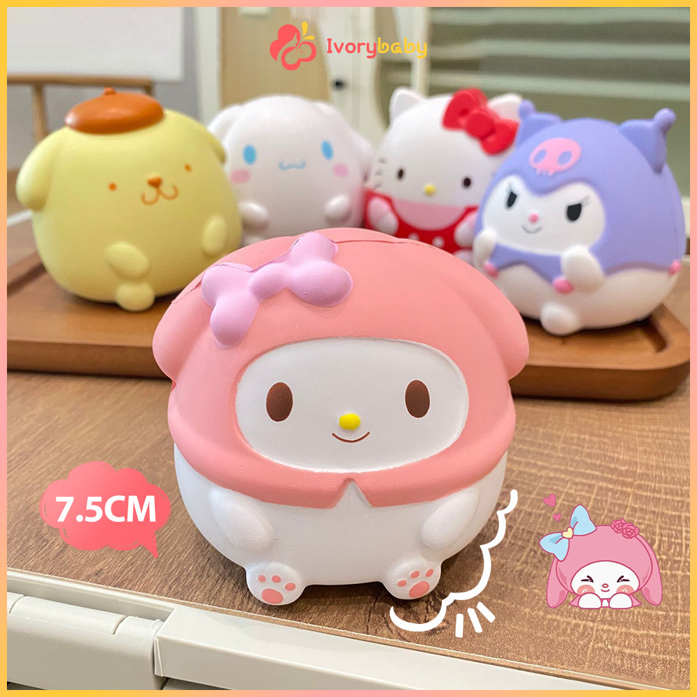 ซื้อ IVORYBABY สควิสชี่ ของเล่นบีบสกุชชี่ คลายเครียด Sanrio เหมาะกับเล่นคลายเครียด สําหรับตกแต่งห้องนอน สํานักงาน