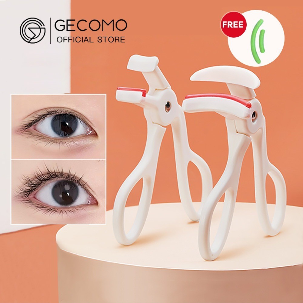 Gecomo ที่ดัดขนตา แบบพกพา ติดทนนาน มุมกว้าง