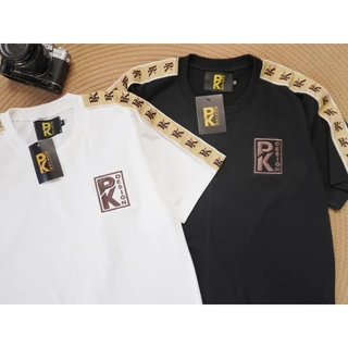PK T-Shirt เสื้อยืดคอกลมแขนสั้น เทปแขน PK22 ผู้ชาย Man