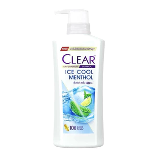LeeMart แชมพู เคลียร์ CLEAR 350ML ยาสระผม เคลีย แชมพูสระผม เครีย แชมพูขจัดรังแค สูตร ไฮซ์คูลเมนทัล ขนาด 350 มล.