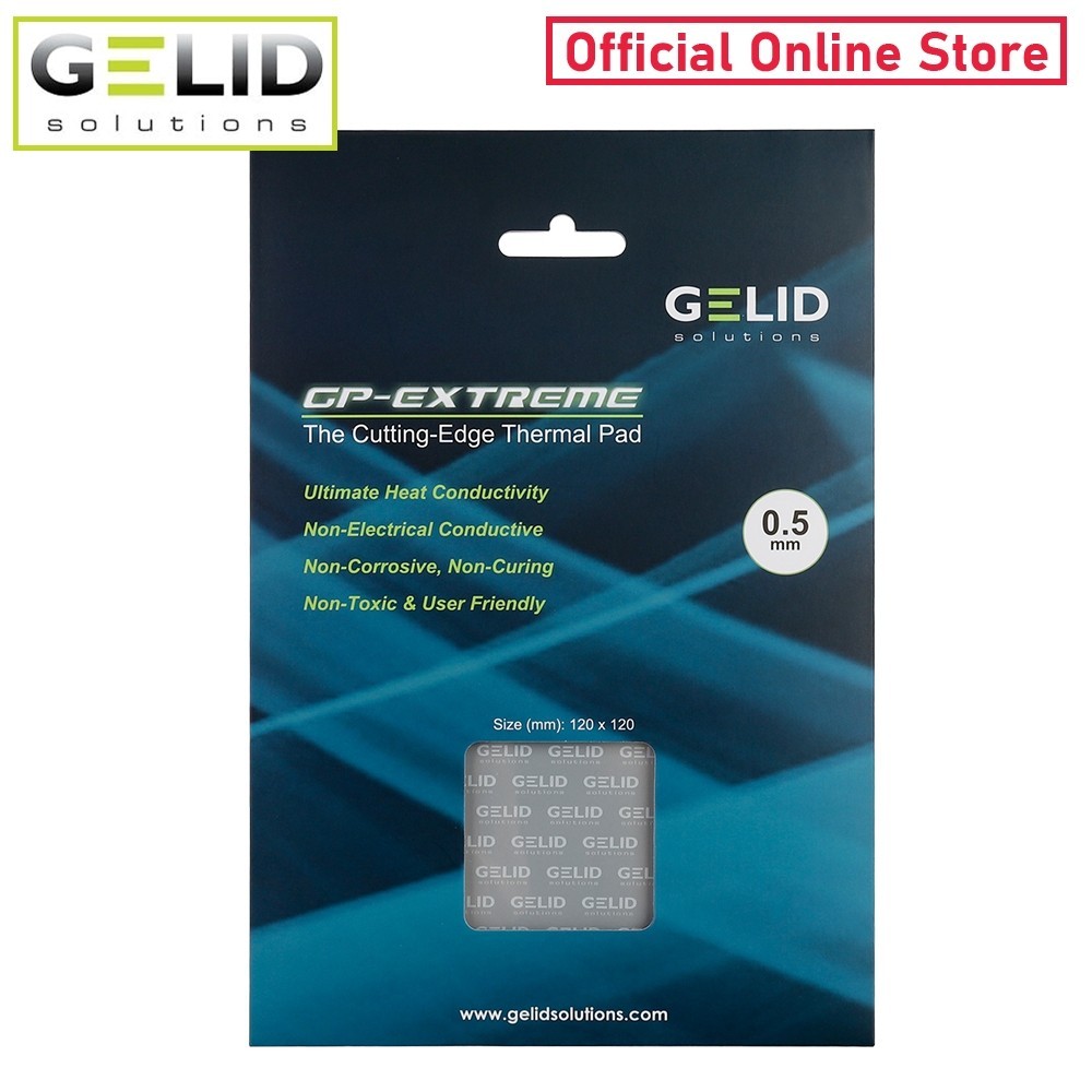 [Gelid Solutions Store] GP-EXTREME Thermal Pad 120x120x0.5 mm./12.0 W/mK (TP-GP01-S-A)