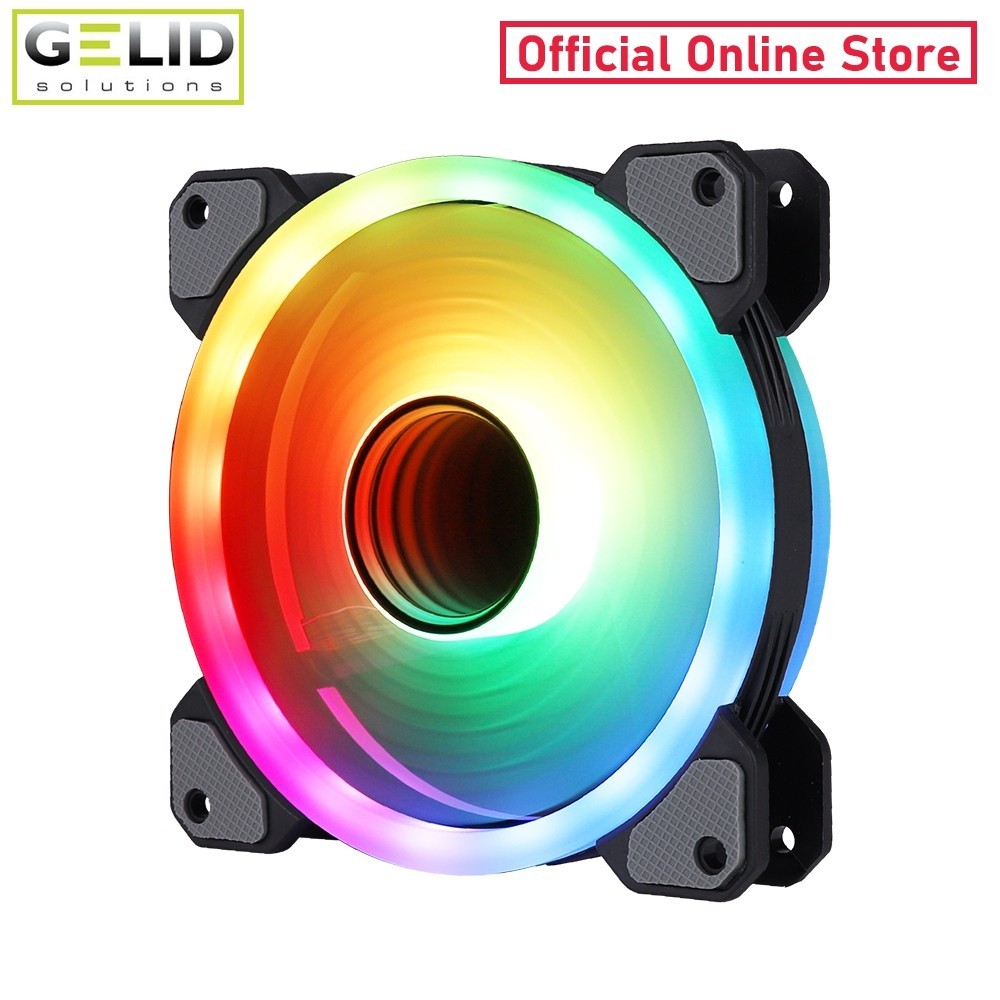 [Gelid Solutions Store] STELLA Infinity High Performance 120mm Infinite Mirror Dual Ring A-RGB Fan Case