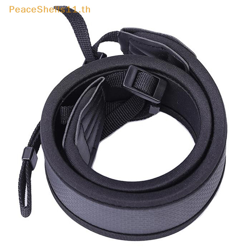 Peaceshells สายคล้องคอ สะพายไหล่ กันลื่น ปรับได้ สีดํา สําหรับกล้องดิจิทัล DSLR