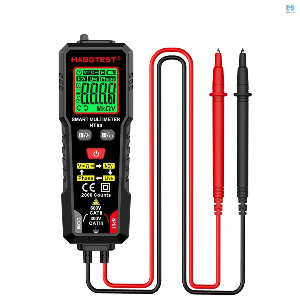 HABOTEST HT93 Digital Multimeter with NCV Live Wire Test