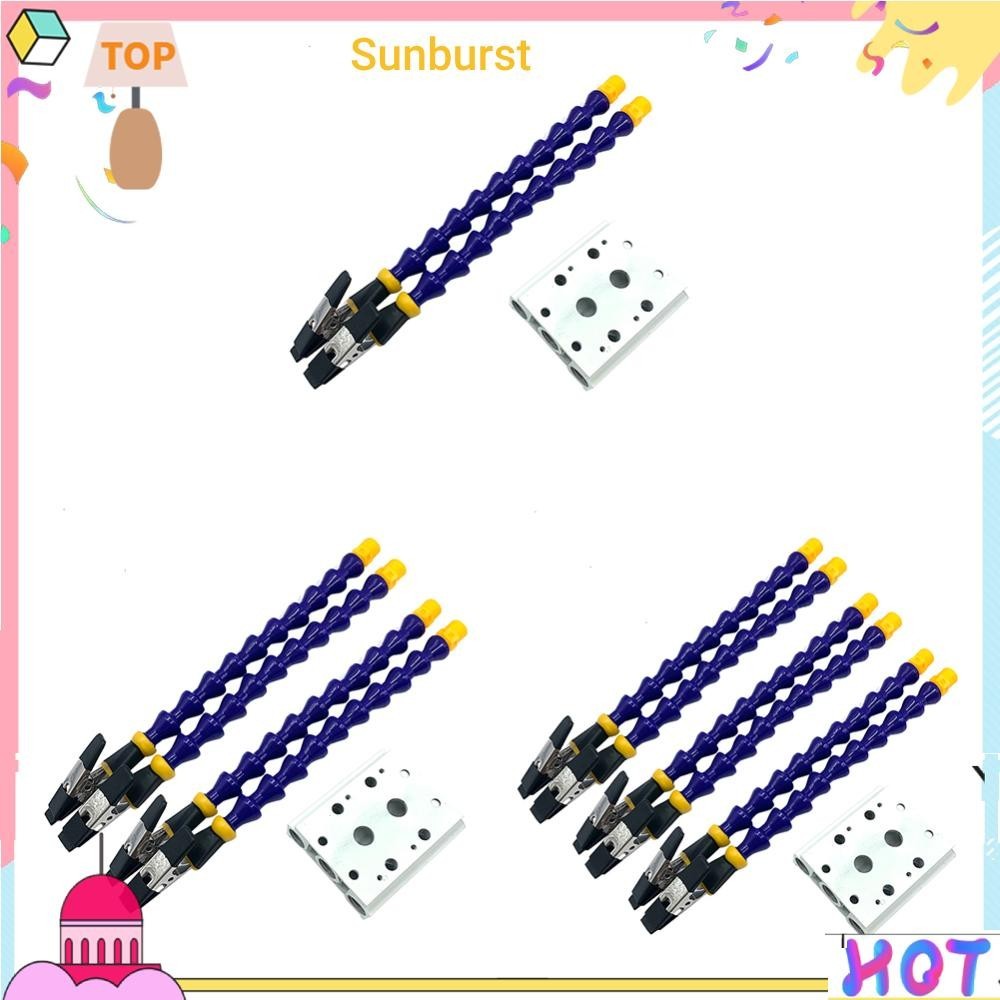 [Sunburst11.th] แคลมป์จับชิ้นงานบัดกรี พร้อมแขนยืดหยุ่น 2 4 6 ชิ้น