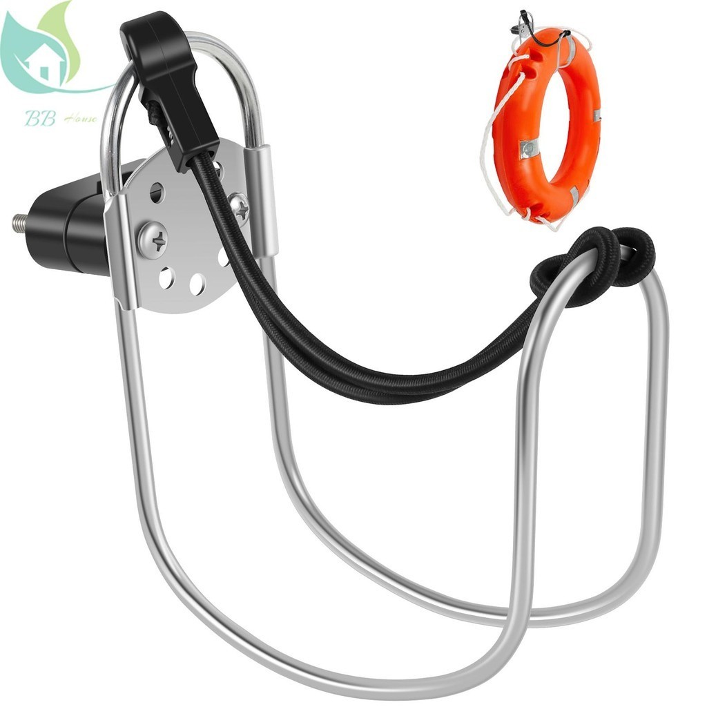 Horseshoe Lifebuoy ชุดตัวยึดห่วงชูชีพ สเตนเลส 316 ปรับมุมได้ SHOPQJC8555