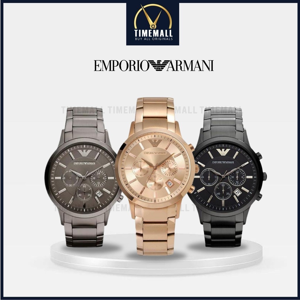 Emporio Armani นาฬิกาข้อมือผู้ชาย รุ่น AR2452 AR2453 AR2454 นาฬิกาแบรนด์เนม อามานี่  brandname watch