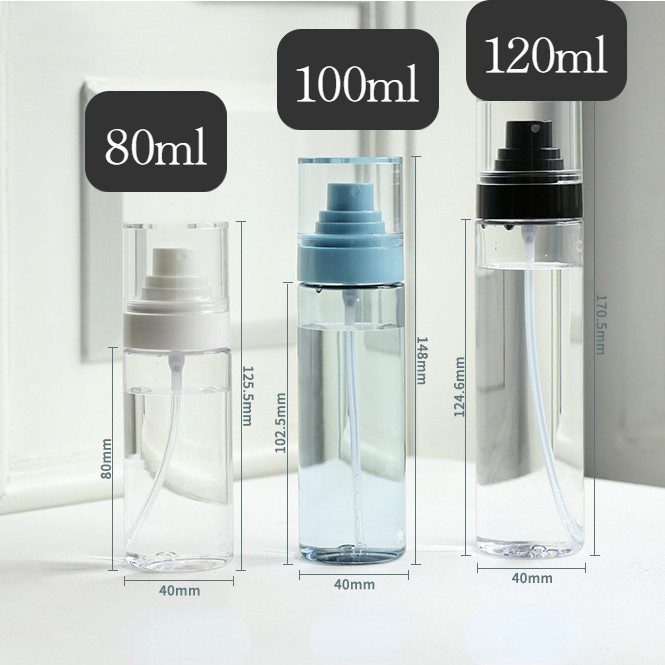 ขวดสเปรย์ PETG สีฟ้า ขนาด 100 มล. 120 มล.