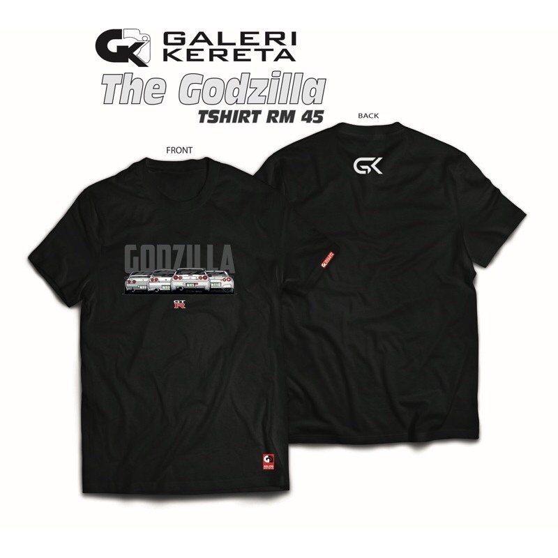 [gk] Godzilla Edition เสื้อยืดแฟชั่น 2024 (เสื้อยืดไมโครไฟเบอร์)