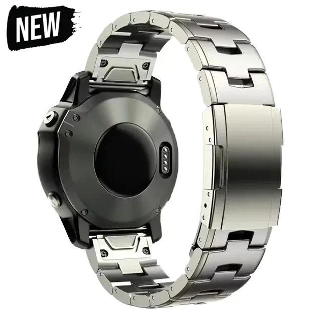 สายนาฬิกาข้อมือไทเทเนียมอัลลอย 22 มม. 26 มม. สําหรับ Garmin Fenix7X 6X pro 5X 3HR Forerunner MK2 Tactix Delta 935 945