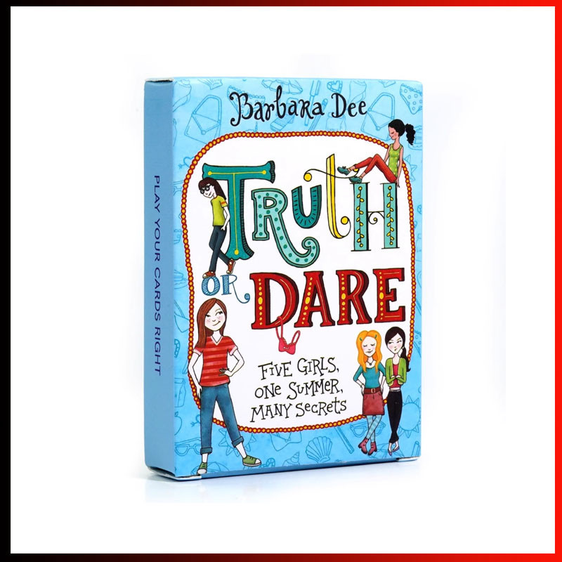 การ์ดเกมกระดาน Truth Or Dare Five Girls One Summer Many Secrets Play Your Cards Right Card Game