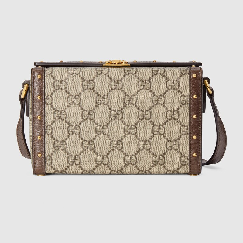 ราคาดีที่สุดของแท้ 100%กุชชี่ Gucci GG Supreme Canvas Mini Handbag Men's Bag กระเป๋า Messenger กระเป๋ากล่อง