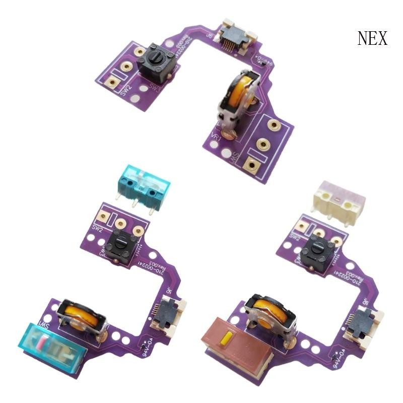 Nex อะไหล่เมนบอร์ดปุ่มกดเมาส์ MicroSwitch PCB สําหรับ GPX