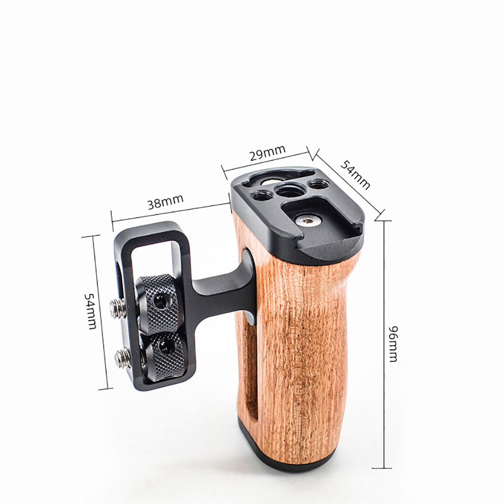 Xt-xinte กรงกล้อง DSLR ด้านซ้าย ขวา พร้อมเมาท์สกรู 1/4 3/8