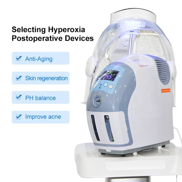 3 In 1 Super Maquinas Facial Oxygenated Machine H2o2 Hyperbaric Whitening Jet Peel Hydra Oxygen Faci