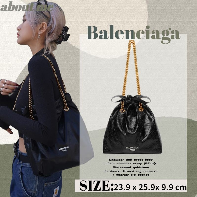 บาเลนซิเอก้า กระเป๋าช้อปปิ้ง Balenciaga CRUSH Medium Tote Small Tote