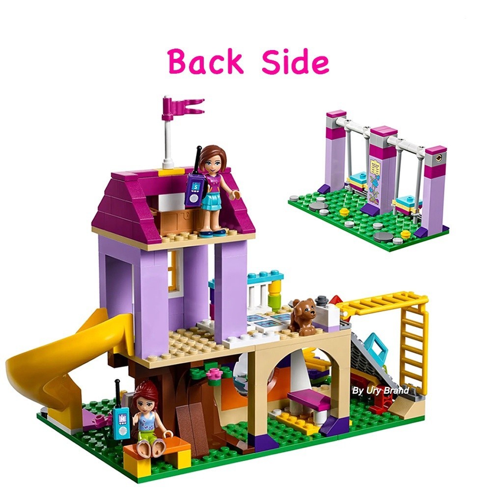 ของเล่นตัวต่อเลโก้บ้านเลโก้ Lepin Heartlake City Sienna's Playground 41325 01050 ของขวัญวันเกิด สําหรับเด็กผู้หญิง JBRQ ZMKUML