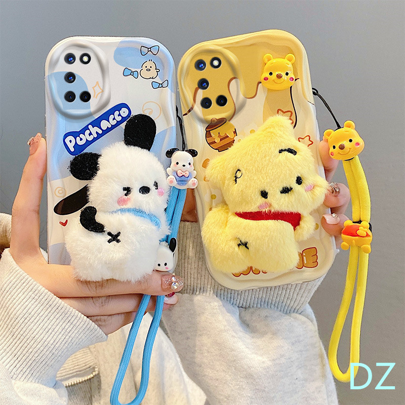 เคส Oppo RENO5 RENO4 กรณีโทรศัพท์มือถือ ตุ๊กตาน่ารัก สร้อยข้อมือ TYMR
