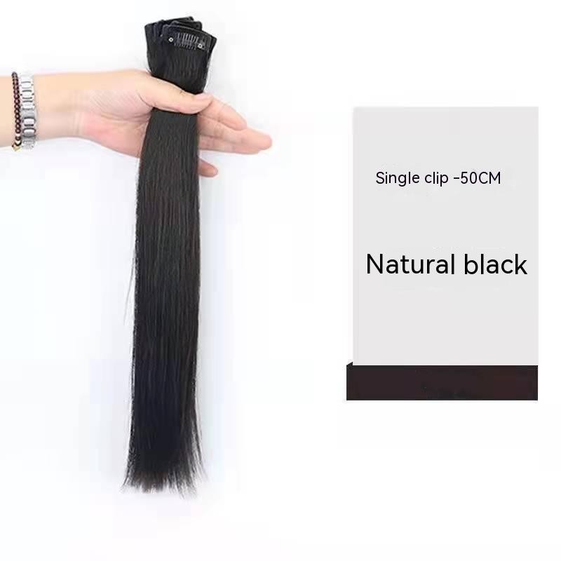 แผ่นแปะผมหน้าม้า ไร้รอยต่อ 100% ยาวตรง สําหรับผู้หญิง 3 ชิ้น 5 ชิ้น ราคา ถูกที่สุด ดีลบีเคเค แกลเลอรีภาพที่ 8