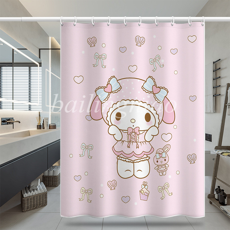 แนะนำ ผ้าม่าน ผ้าม่านอาบน้ํา ผ้าโพลีเอสเตอร์ กันน้ํา พิมพ์ลายการ์ตูนดิจิทัล ราคาพิเศษ มีเก็บเงินปลายทาง