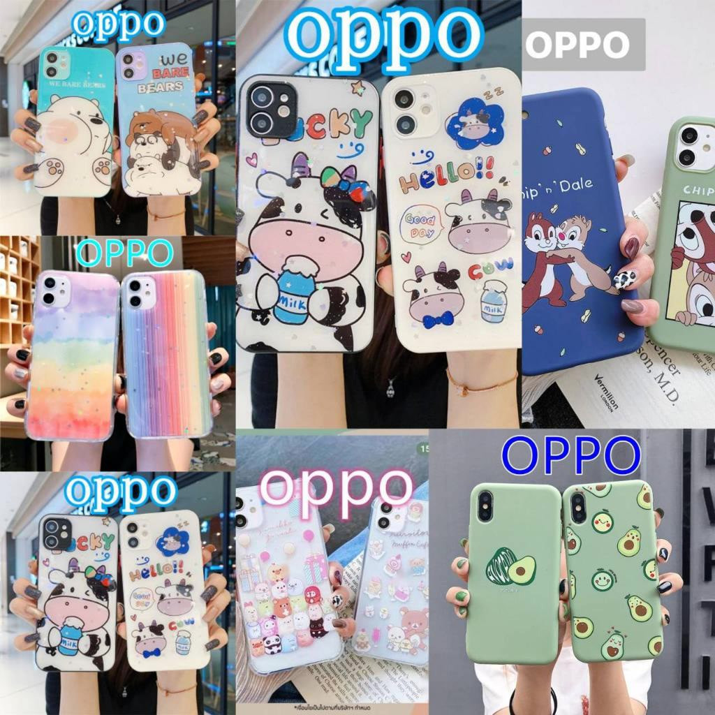 เคสสุ่มลายOPPO เคส สำหรับรุ่น F11 A31 A83 RENO2 RENO4 RENO10X F9 A3S A5S F5 A1K F11PRO R15PRO R17PRO