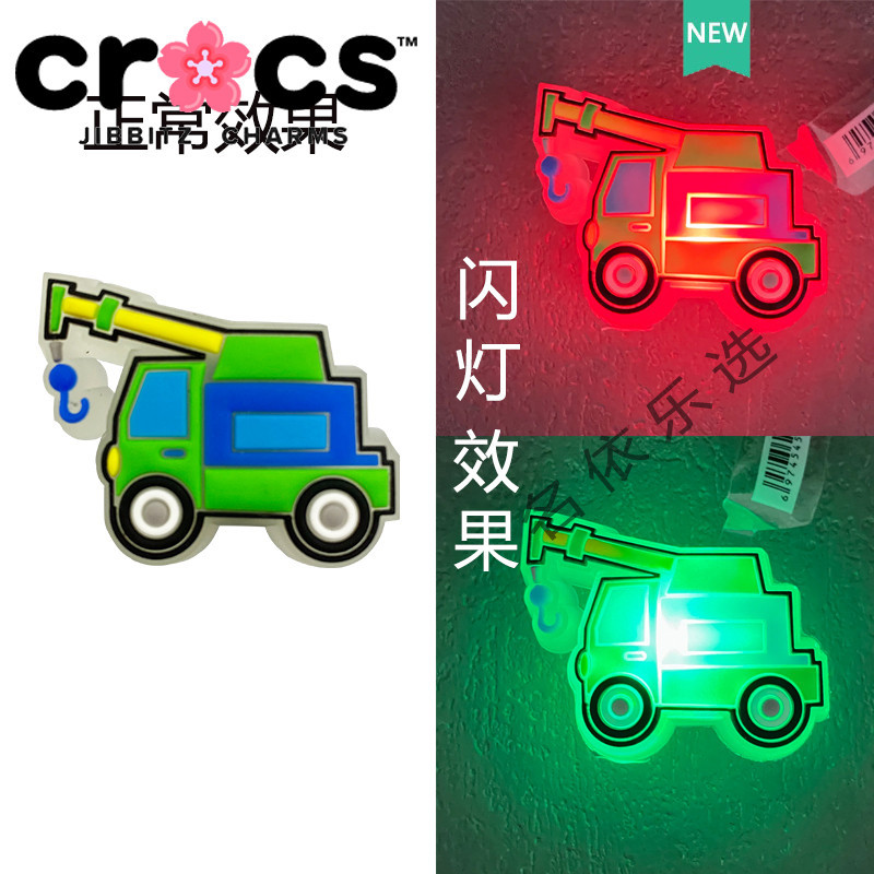 JIBBITZ Crocs charms ตัวติดรองเท้า LEDการ์ตูน ตัวติดรองเท้า Crocs