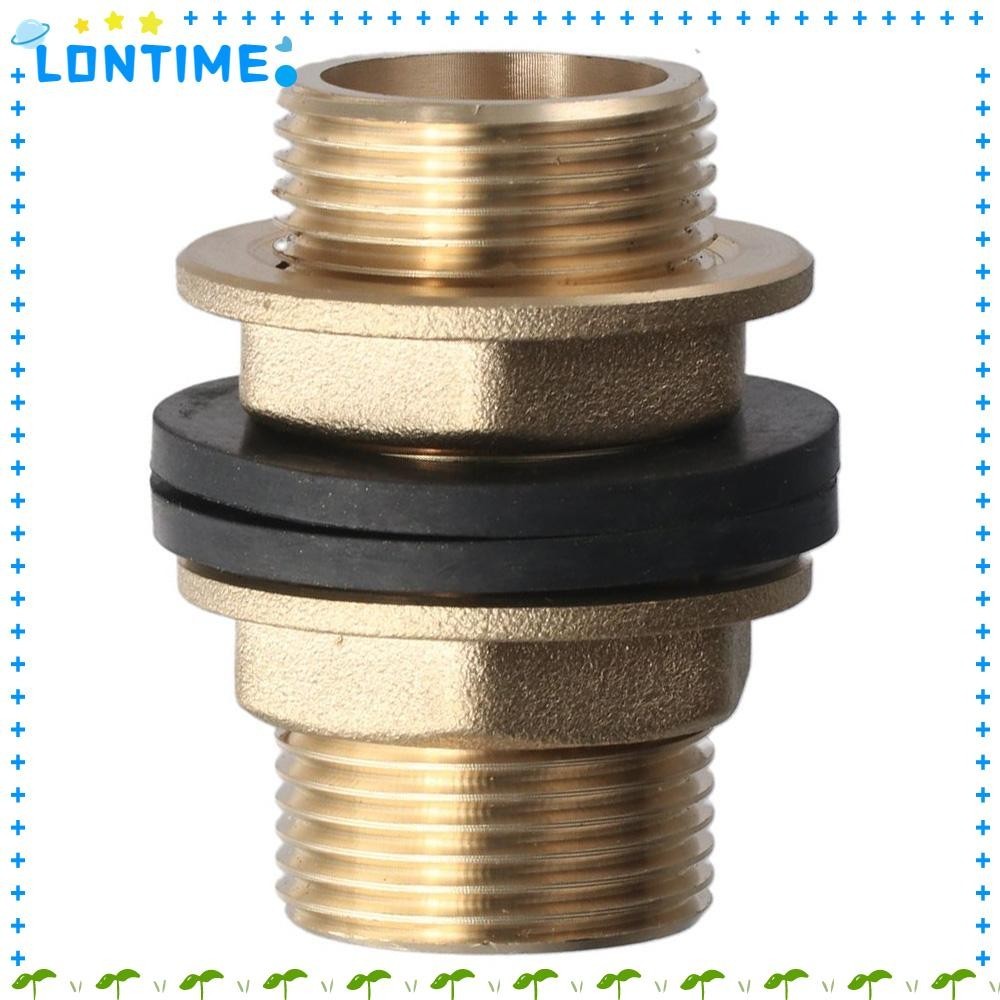 Lontime อะแดปเตอร์ข้อต่อท่อน้ํา ทองเหลือง สีทอง G1/2 G3/4 G1