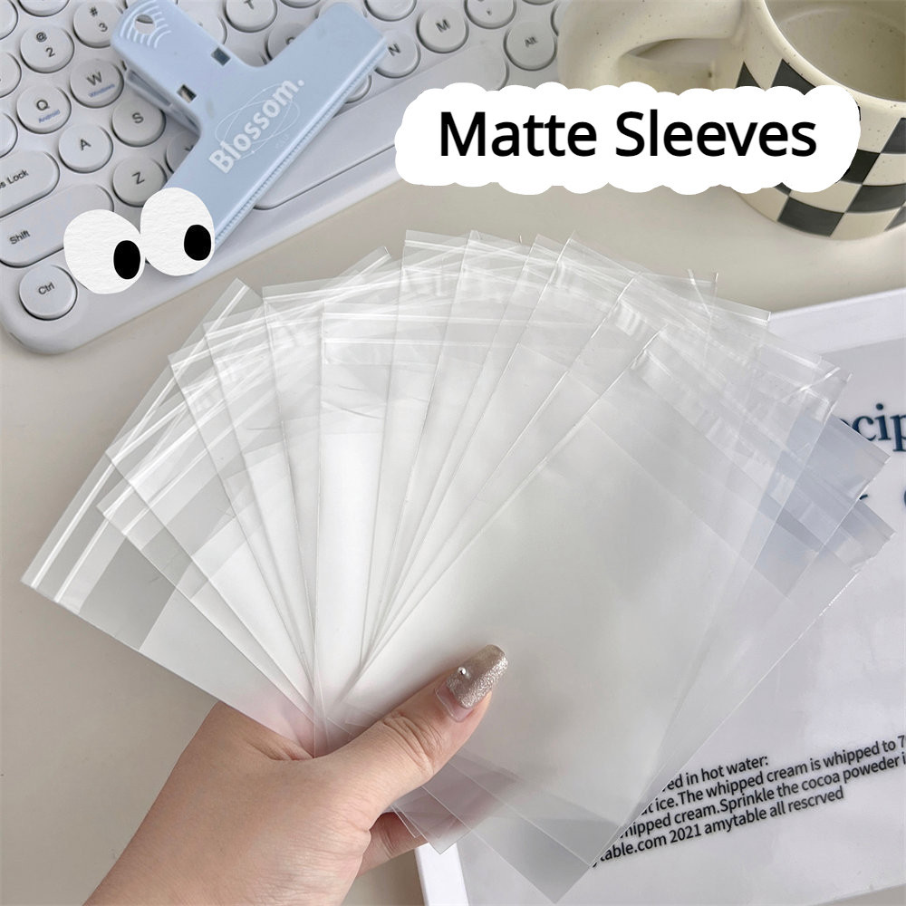ถุงซีล เนื้อแมตต์ มีกาวในตัว สําหรับใส่โฟโต้การ์ด 100 ชิ้น
