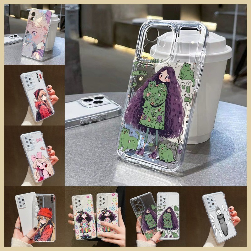 เคส For samsung a55 5g เคสซัมซุง a35 5g TPU เคส for Samsung A55 A35 A05 A54 5G A05 S24 S23 Ultra A52