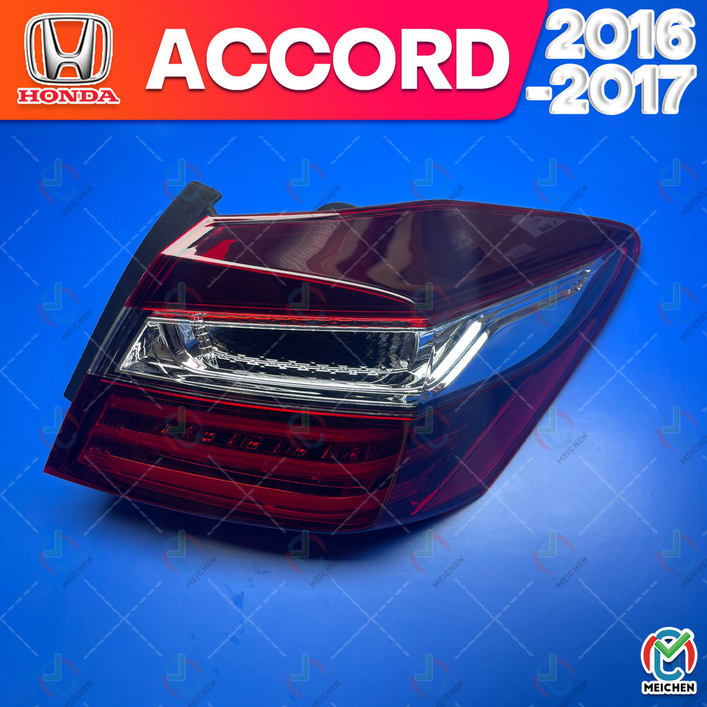 ไฟท้าย Honda Accord T2A/T2M (2016-2017) พร้อมทับทิมท้าย Taillamp/Taillight แท้