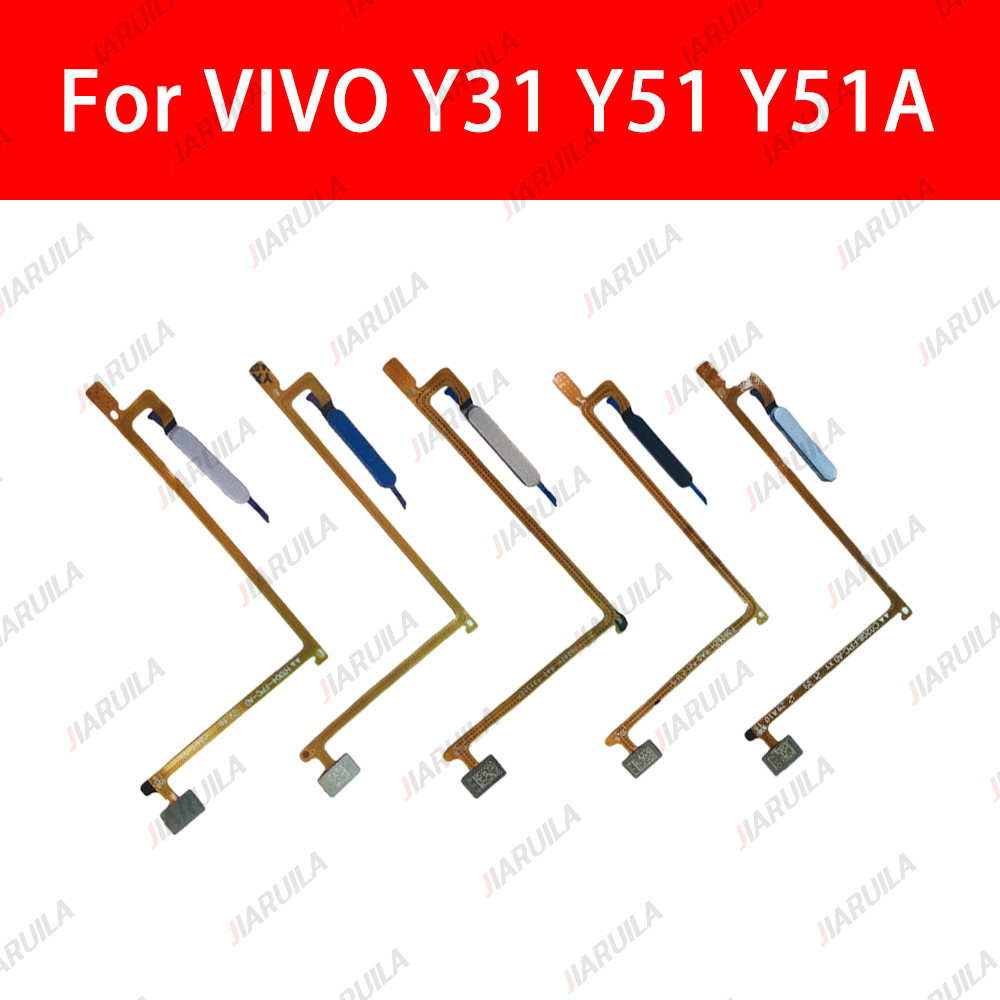 สายดิ้นปุ่มเปิดปิดเซ็นเซอร์ลายนิ้วมือสําหรับ VIVO Y31 Y51 Y51A 2020