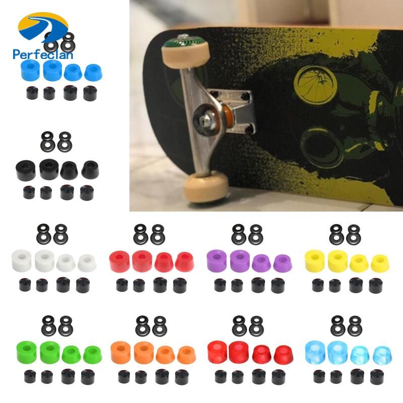 Perfeclan สเก็ตบอร์ดสเก็ตบอร์ด Bushing ทนทานอะไหล่ Longboard ฮาร์ดแวร์สเก็ตบอร์ด Bushings Bushing Kit สําหรับรถบรรทุก