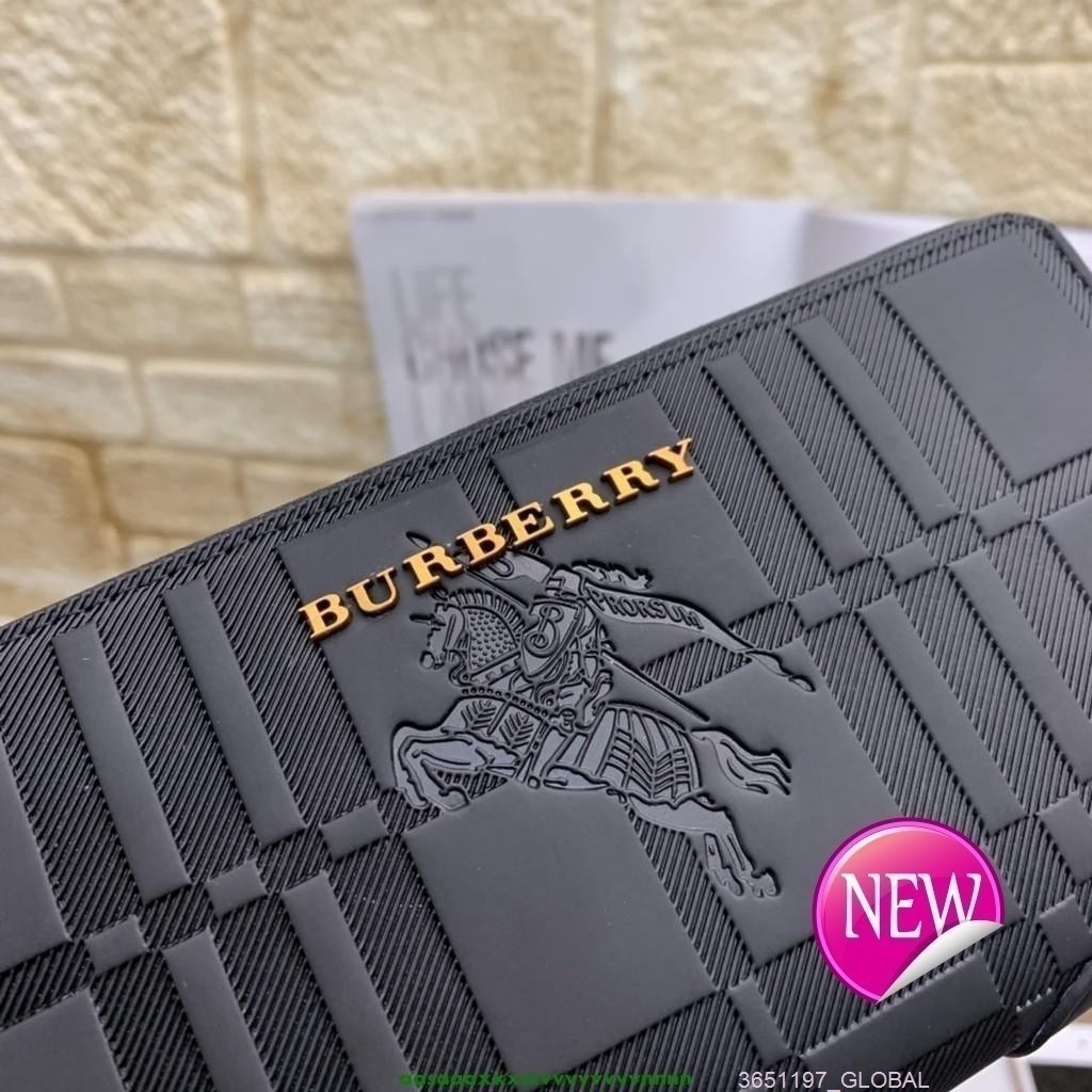 2025 Borbery Wallet Mens Clutch Zipper Clip Full Leather Wallet Button Clip Photo Clip Full Leather 