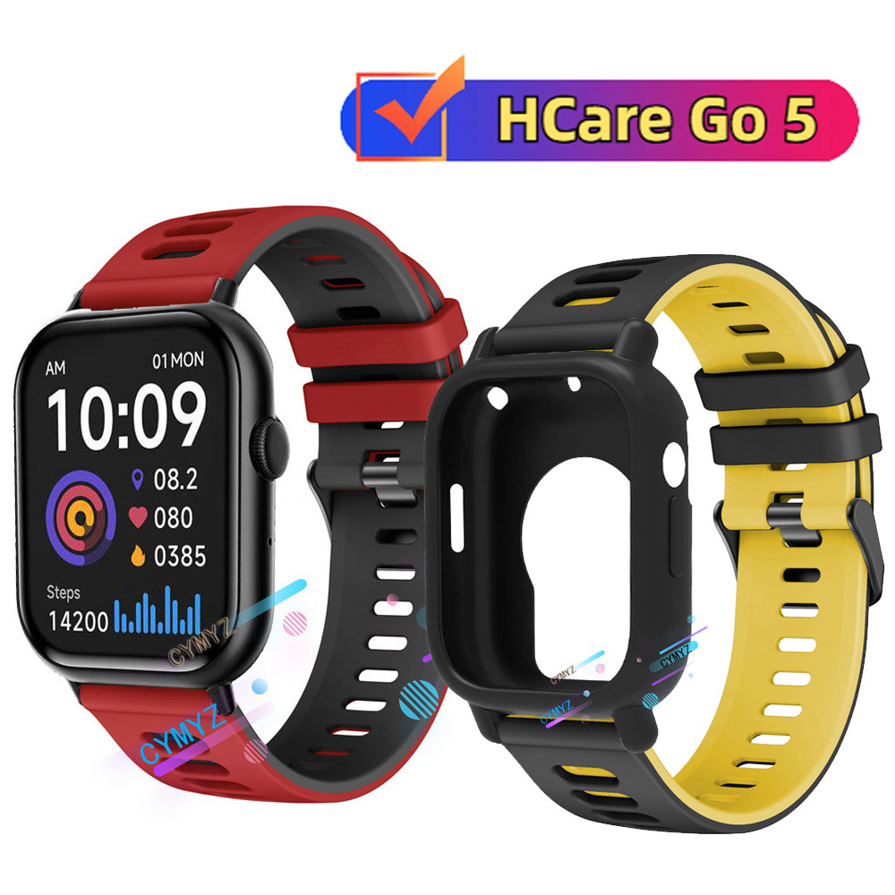 Hcare Go 5 case ฟิล์มกันรอยหน้าจอ HCare Go 5 strap สายซิลิโคน HCare Go5 strap สายรัดข้อมือกีฬา