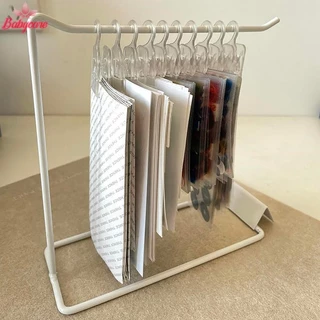 BYCE> Dresser Metal Display Holder พวงกุญแจคลิปพลาสติก Trinket Tabletop Jewelry Holder ใหม่