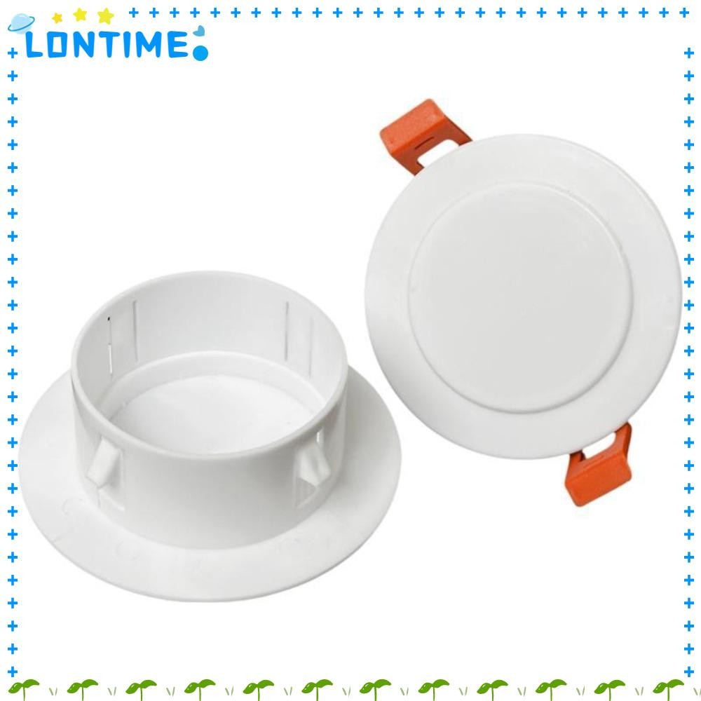 Lontime ฝาครอบรูผนัง,พลาสติกรอบเครื่องปรับอากาศฝาครอบรู,ปฏิบัติขนาดต่างๆ Snap-on ช่องระบายอากาศท่อตกแต่ง