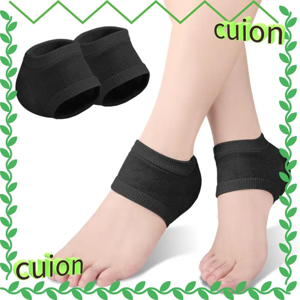 Cuion1413 Plantar Fasciitis Heel Socks, Anti-Crack Polyester Heel Protective Cover, ซิลิโคนคุณภาพสูง Pain Relief Moisturizing Gel Heel Protector Feet Care