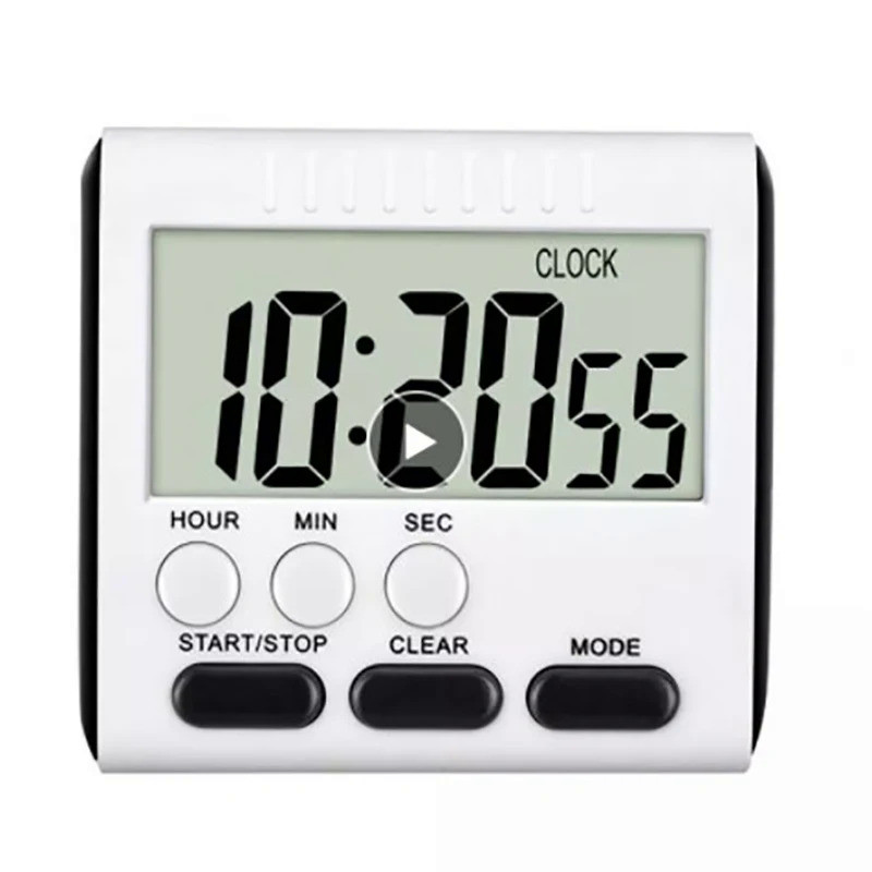 LCD Digital Display Cooking Alarm Clock Kitchen Timer Sleep Stopwatch Clock House Kitchen Accessory 