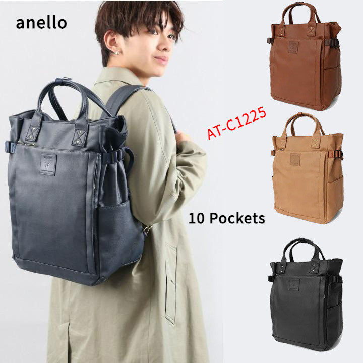 Anello กระเป๋าหนัง 10 ช่อง AT-C1225 ของแท้ 100% 10 POCKET ความจุขนาดใหญ่ พร้อมส่ง