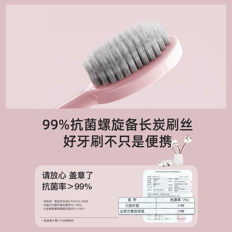 แปรงสีฟันพับ/แปรงสีฟันพกพา/ที่เก็บแบบบูรณาการ/สามารถใส่ยาสีฟัน/ขนแปรงนุ่ม/อุปกรณ์การเดินทาง/จําเป็นสําหรับการเดินทางเพื่อธุรกิจ 折叠刷牙 56 - รูปที่ 3