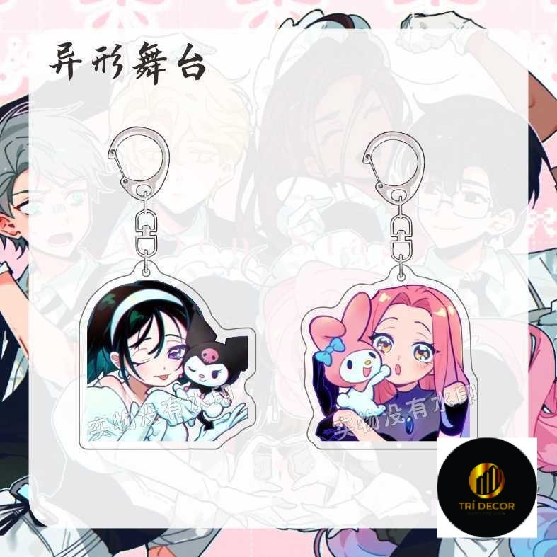 Alien Stage พวงกุญแจ mizi sua อะคริลิคการ์ตูนน่ารักอะนิเมะจี้ของขวัญสําหรับเพื่อน