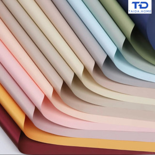 กระดาษห่อช่อดอกไม้ กันน้ำ สไตล์เกาหลี หลากสี หลายสไตล์ แพ็คล…