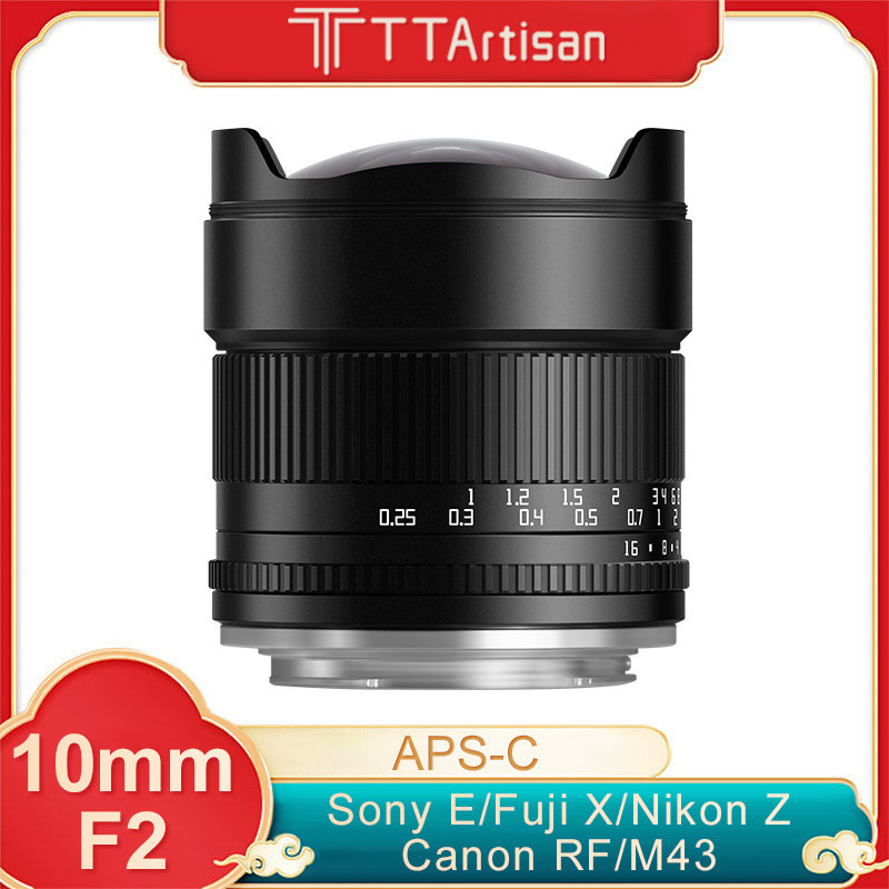 Ttartisan 10mm F2 APS-C เลนส์กล้องมิเรอร์เลส มุมกว้าง สําหรับกล้อง Fujifilm XF Nikon Z Canon RF Sony E M4/3