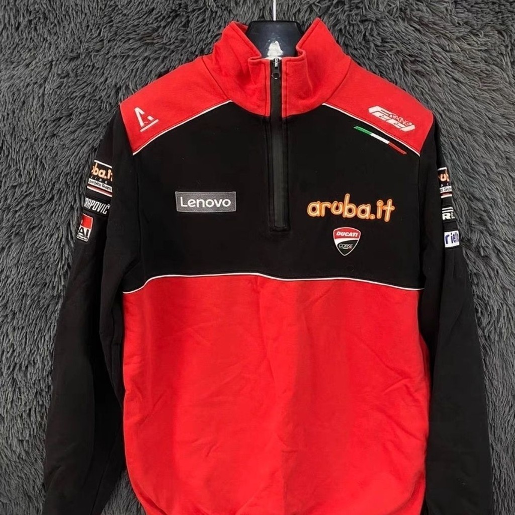 Ducati Original Factory Motorcycle Sweatshirt GP Factory Team Jacket Hooded Zipper Shirt Sweatshirt 